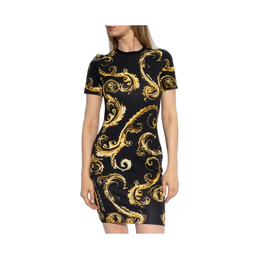Baroque Print T-Shirt Dress