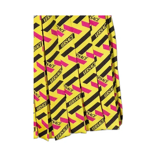 Geometric Print Pleated Skirt