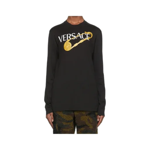 Safety Pin Long Sleeve T-Shirt