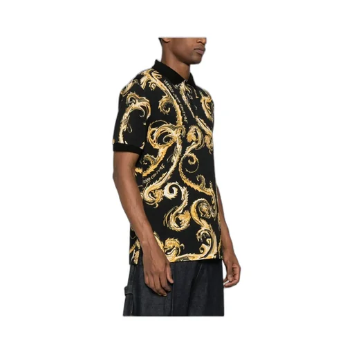 Baroque Print Polo Shirt