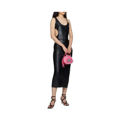 Logo Lettering Halterneck Dress