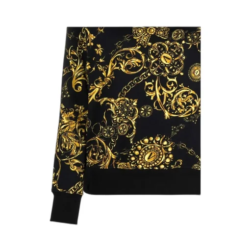 Baroque-Pattern Long-Sleeve Sweatshirt