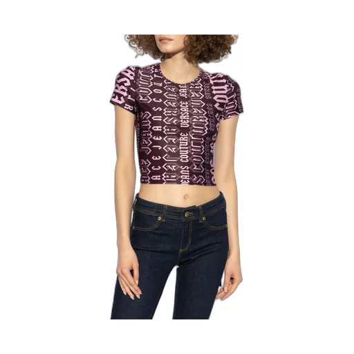 Logo Print Crop Top