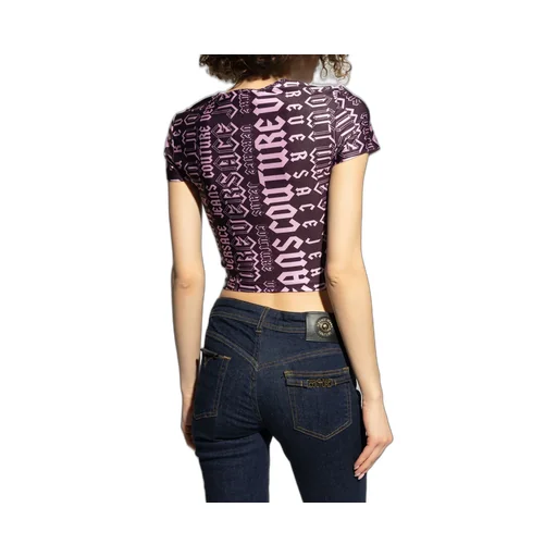 Logo Print Crop Top