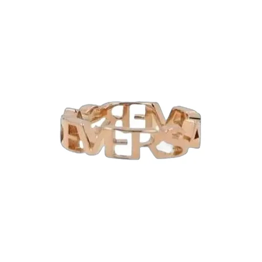 Logo Letter Shiny Ring