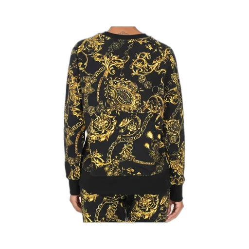 Baroque-Pattern Long-Sleeve Sweatshirt