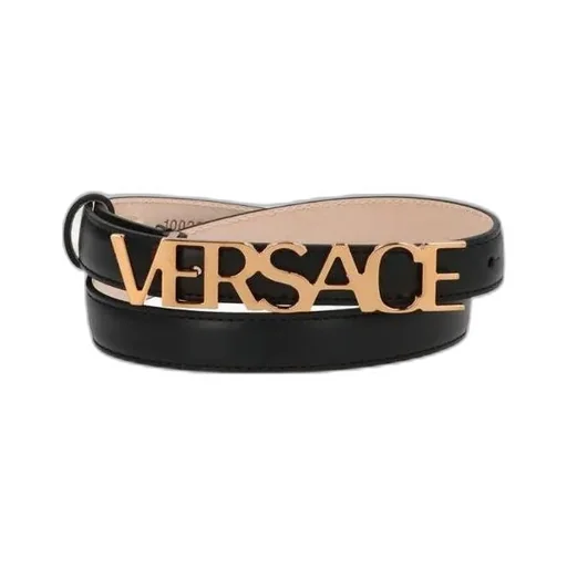 Logo Plaque Buckle Belt