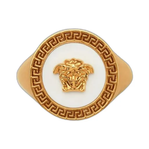 Medusa Logo Detailed Ring