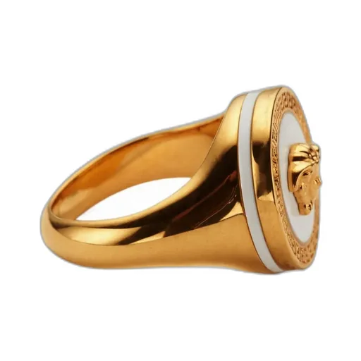 Medusa Logo Detailed Ring