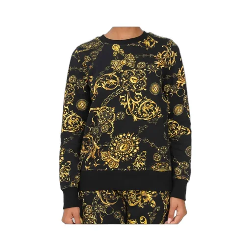Baroque-Pattern Long-Sleeve Sweatshirt