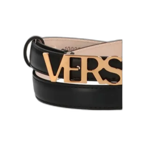 Logo Plaque Buckle Belt
