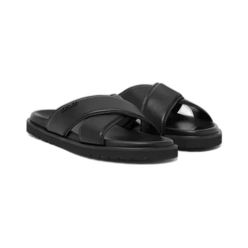 Logo-Lettering Open-Toe Slides