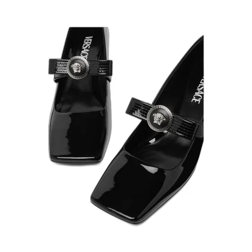 Gianni Ribbon Square-Toe Pumps
