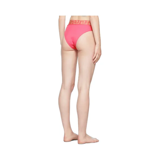 Greca High-Waist Bikini Bottoms