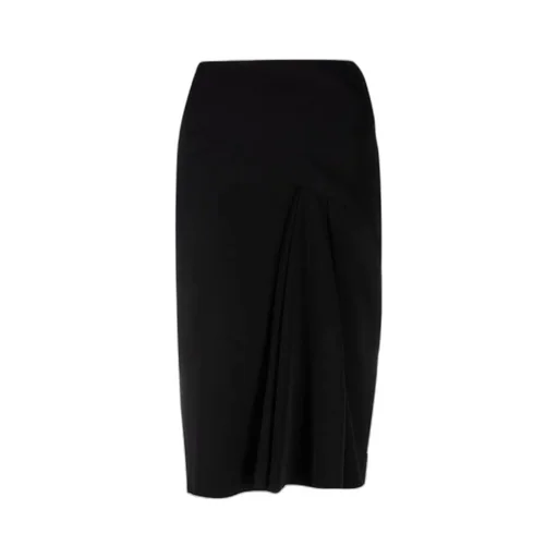 Pinch-Pleat A-Line Skirt