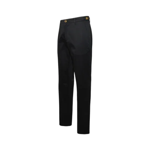 Pleat-Detailed Tapered-Leg Chino Trousers