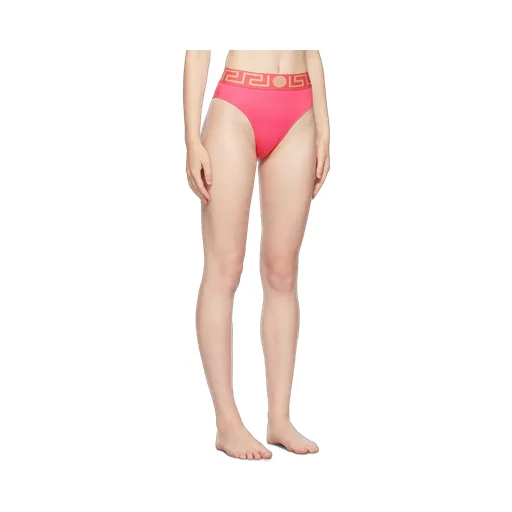 Greca High-Waist Bikini Bottoms