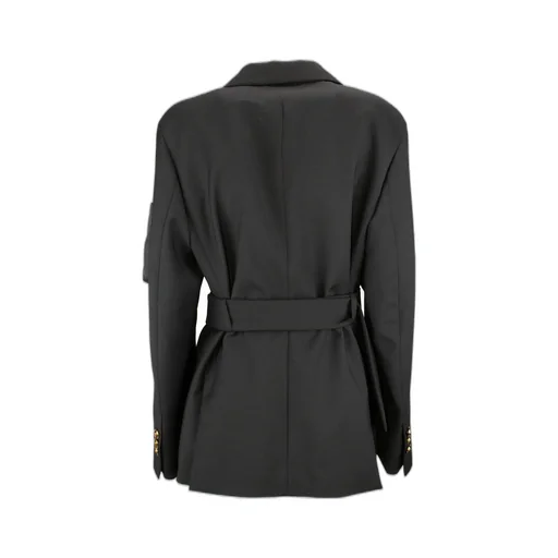 Long-Sleeve Belted Jacket