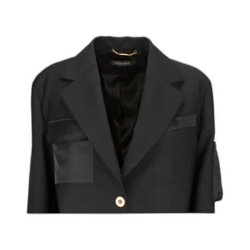 Long-Sleeve Belted Jacket