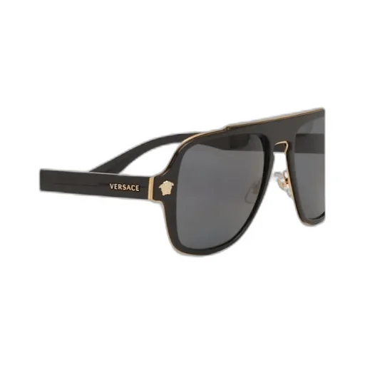 Medusa-Plaque Tinted Sunglasses