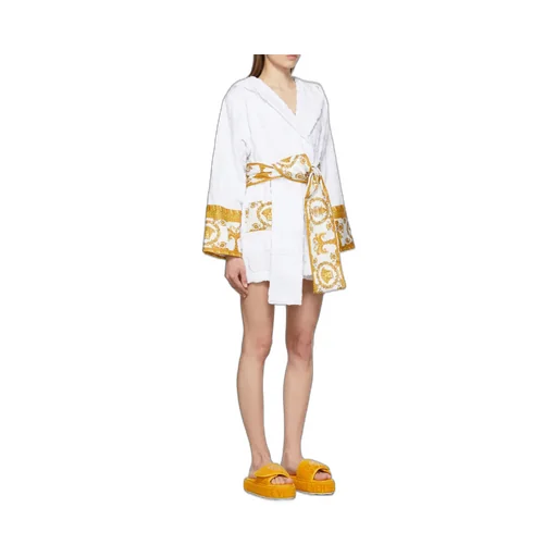 Baroque Printed Belted Waist Robe