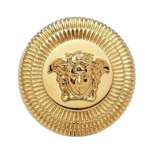 Medusa Biggie Logo Engraved Ring