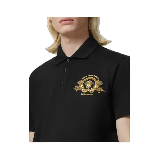Coupe Blason Embroidered Short-Sleeved Polo Shirt