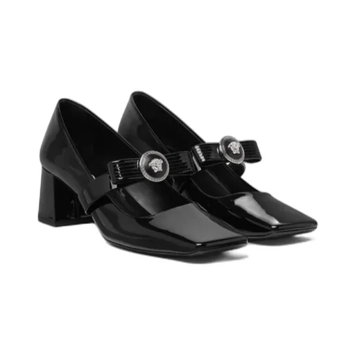 Gianni Ribbon Square-Toe Pumps