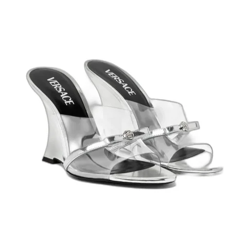 Gianni Ribbon 95Mm Wedge Mules