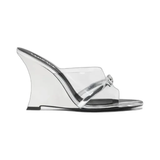 Gianni Ribbon 95Mm Wedge Mules