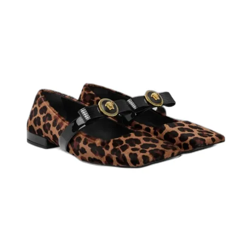 Square-Toe Ballerinas