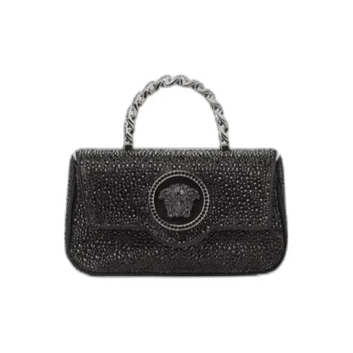 La Medusa Embellished Mini Shoulder Bag