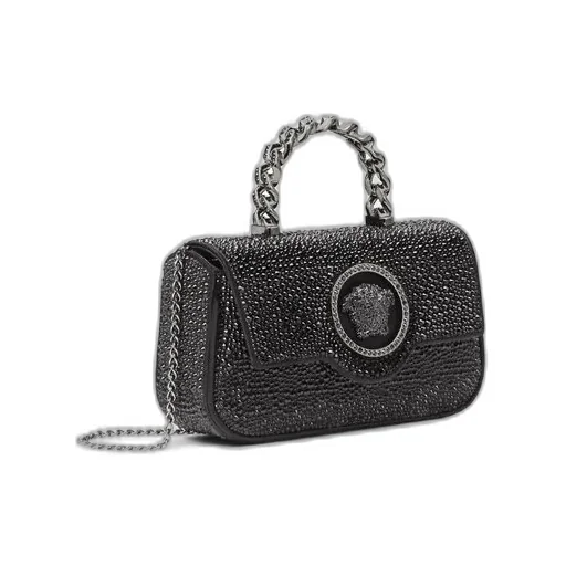 La Medusa Embellished Mini Shoulder Bag