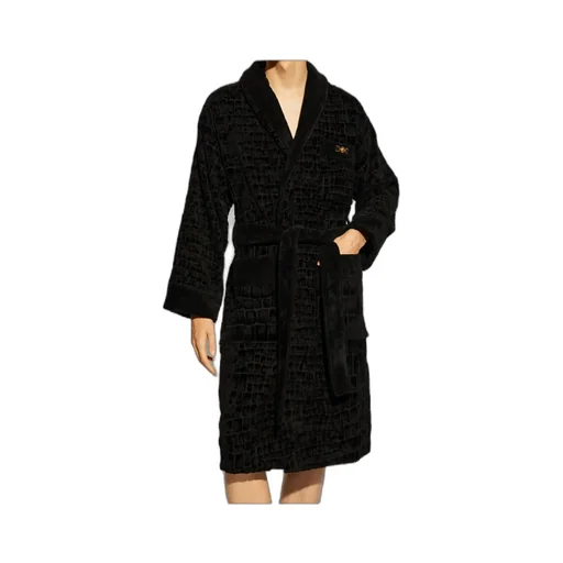 Long-Sleeved Belted Bathrobe