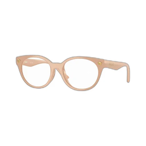 Medusa-Embellished Oval-Frame Glasses