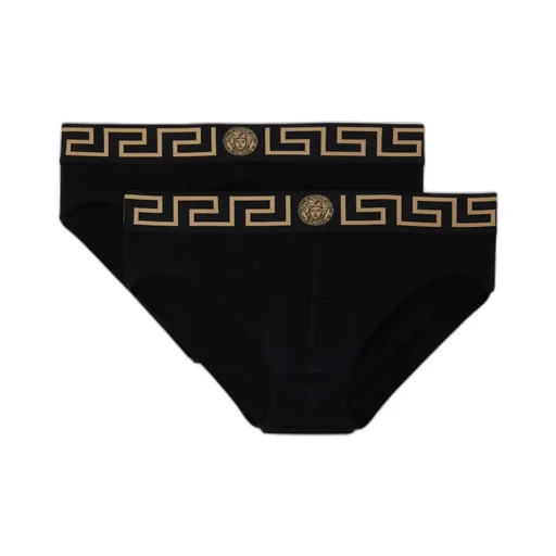 Greca-Detailed Pack Of Two Boxer Briefs