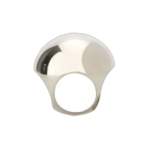 Sphere Logo-Engraved Polished Finish Ring