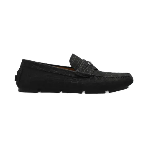 Embossed Slip-On Loafers