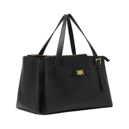 Medusa Plaque Top Handle Bag