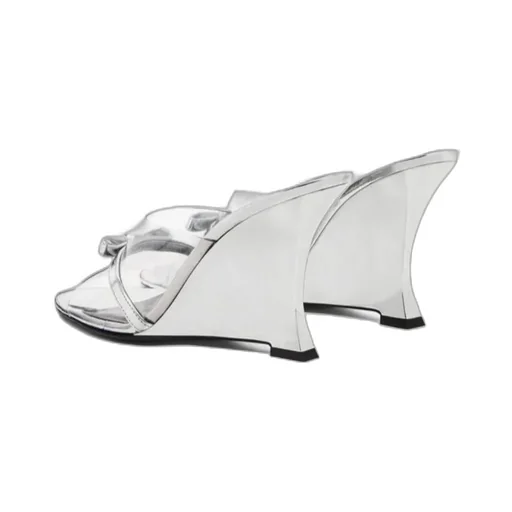 Gianni Ribbon 95Mm Wedge Mules