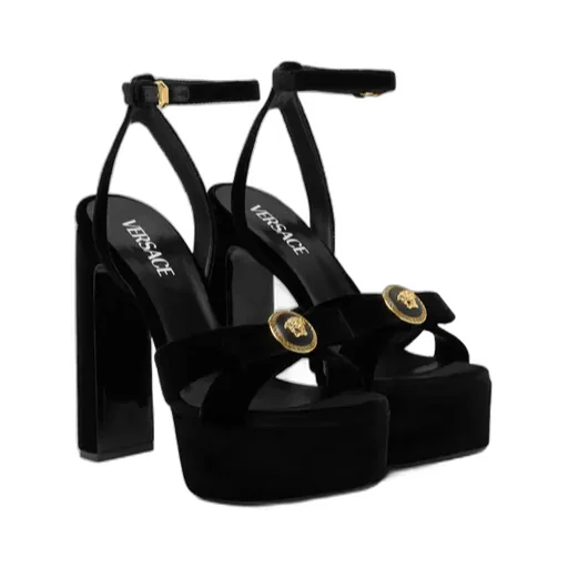 Gianni Ribbon Platform Sandals
