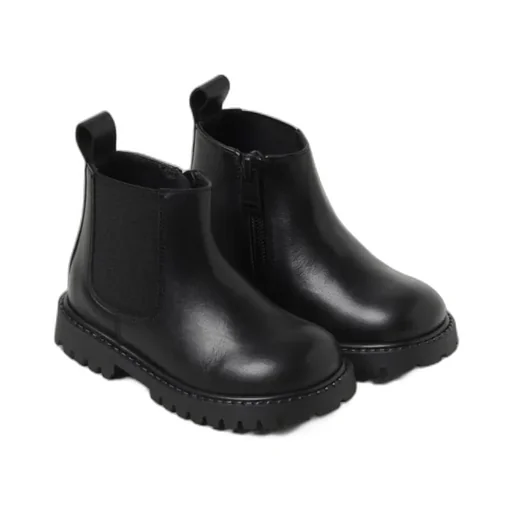 Medusa Head-Plaque Chelsea Ankle Boots