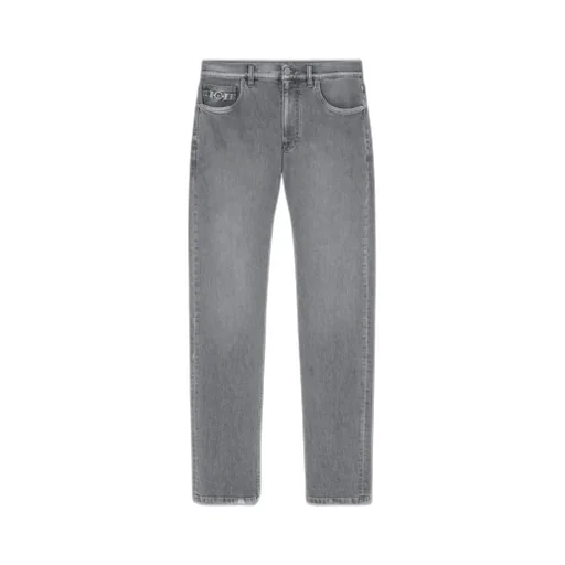 Logo-Patch Skinny Jeans