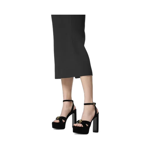 Gianni Ribbon Platform Sandals