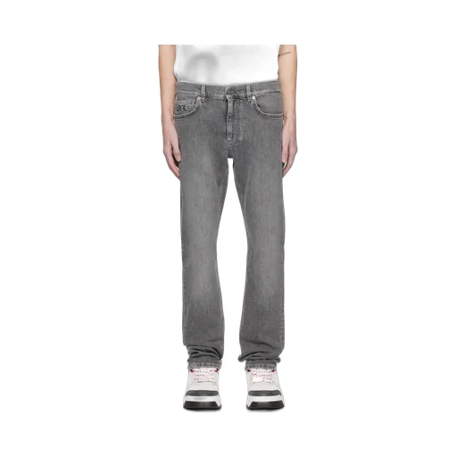 Logo-Patch Skinny Jeans