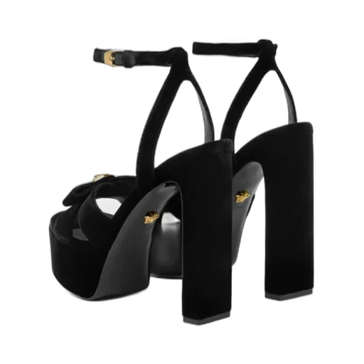 Gianni Ribbon Platform Sandals