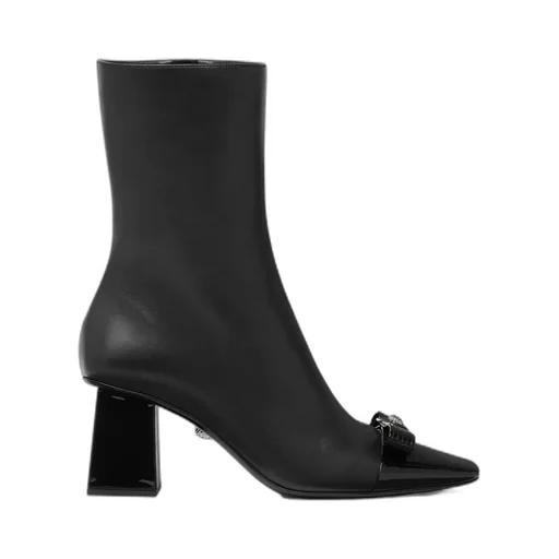 Gianni Ribbon Heeled Ankle Boots