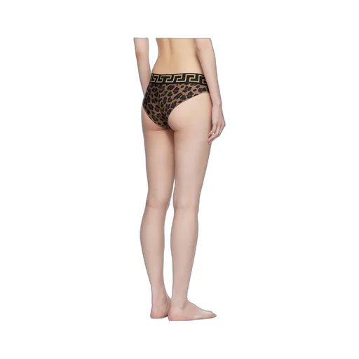 Leopard-Print Bikini Bottoms