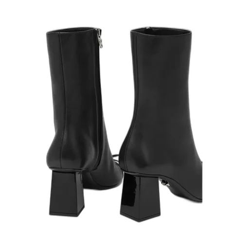 Gianni Ribbon Heeled Ankle Boots