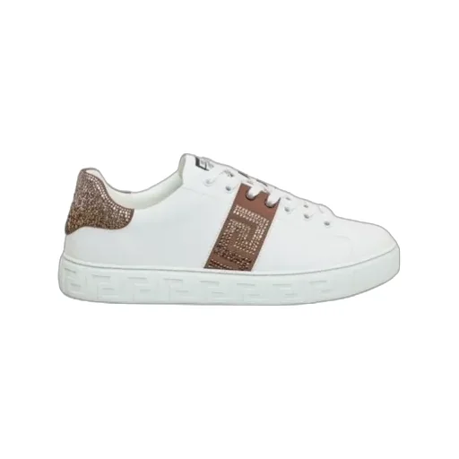 Logo-Embellished Lace-Up Sneakers